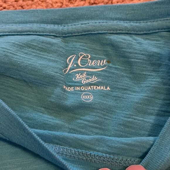 NWT j crew xxs team pool blue tee - Picture 5 of 6